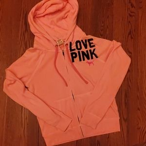 VS PINK zip up hoodie